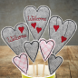 Preview: 7 x ITH Stickdateien im Set Herz Doodle auf Stab Deko Hochzeit Liebe Welcome 10x10 cm S028-08